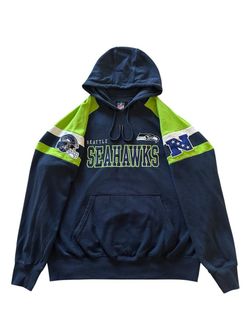 Seattle Seahawks NFL Throwback Pullover Hoodie Men’s XL