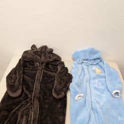 Baby Fleece Footie Jumpsuits