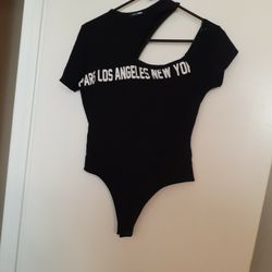 Fashion Nova Blk Bodysuit  Sexy