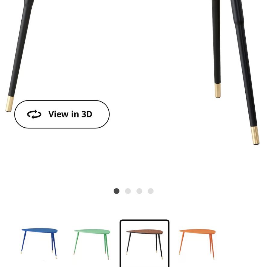 Two IKEA leaf End Tables 30”w 21.5”t 15”w