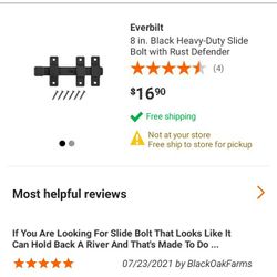 Slide Bolt