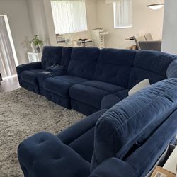 Blue Sectional Couch