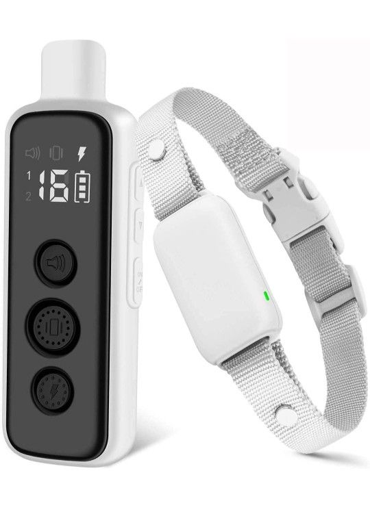 Bousnic Electric Shock Training Collar Dogs Waterproof Rechargeable Remote NEW