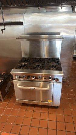 CookRite 6 Burner Stove and Oven