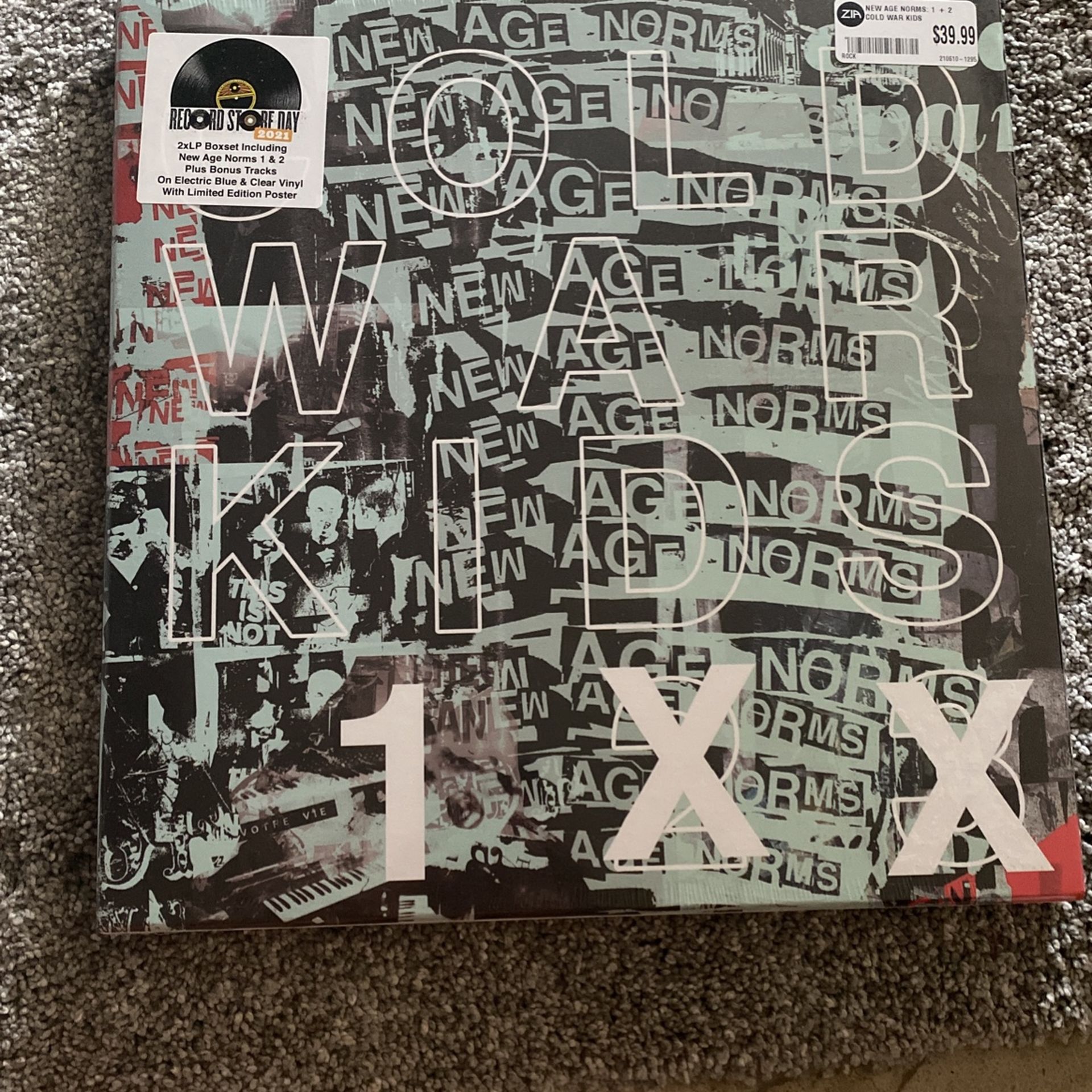 Cold War Kids New Age Norms 1&2 Box Set w/electric Blue & Clear Vinyl