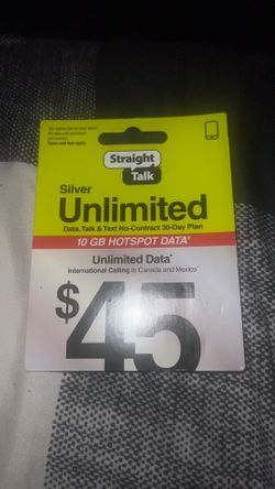 Straight Talk wireless card