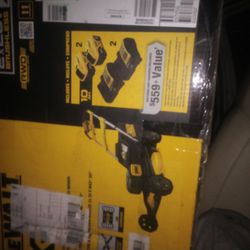 DeWalt Lawn Mower With Both Of The Batteries 20 Volt