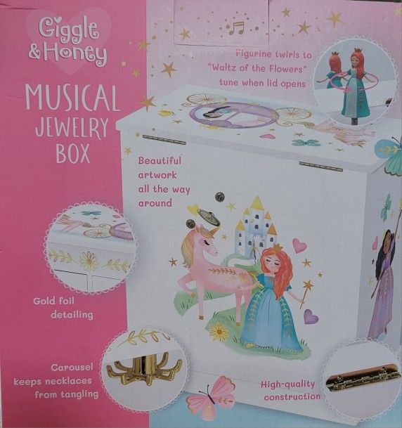 Musical Jewelry Box For Little Girls