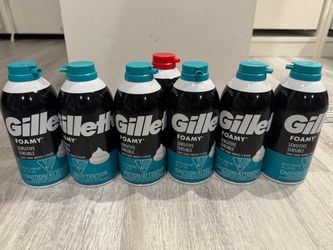 $3 each Gillette Foamy Sensitive Shave Foam