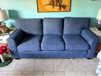 Blue couch