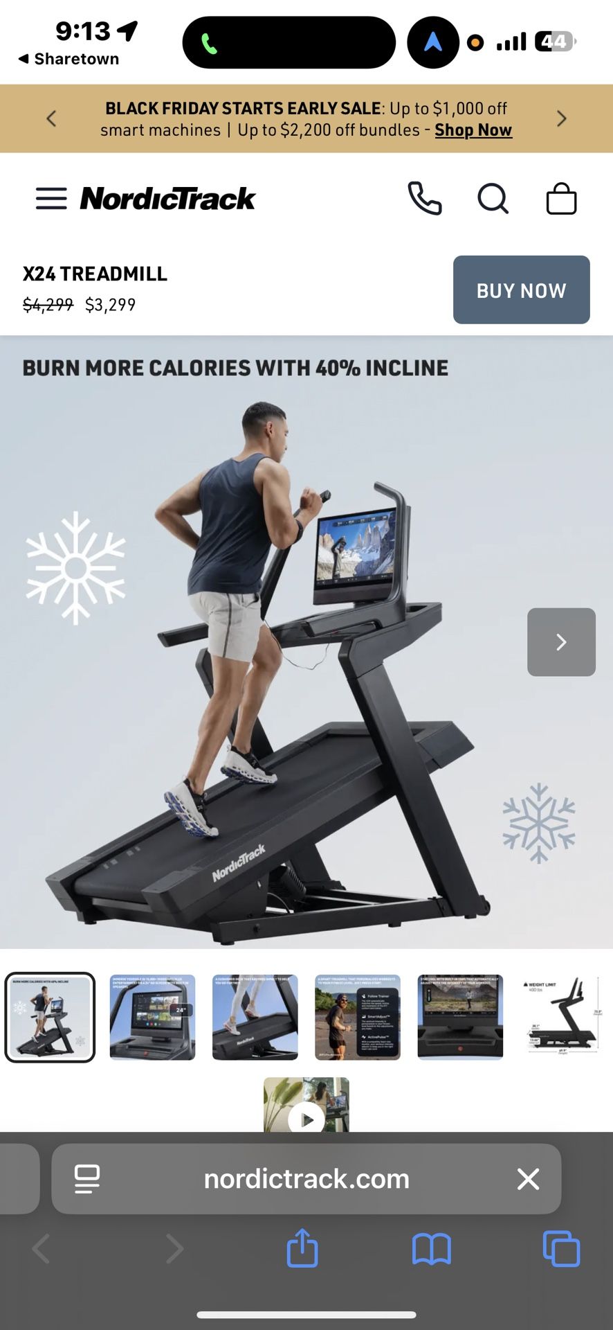 NordicTrack X24 Treadmill 