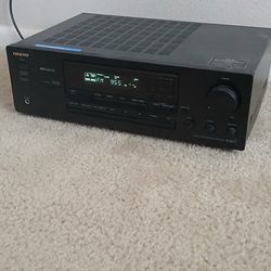 Onkyo Receiver Amplifier Amp Home Theater Stereo Sound System Audio Video  Av 100 Watts