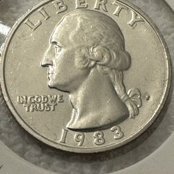 1983 Washington Quarter From Souvenir Set
