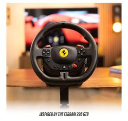 Thrustmaster racing wheel and pedal