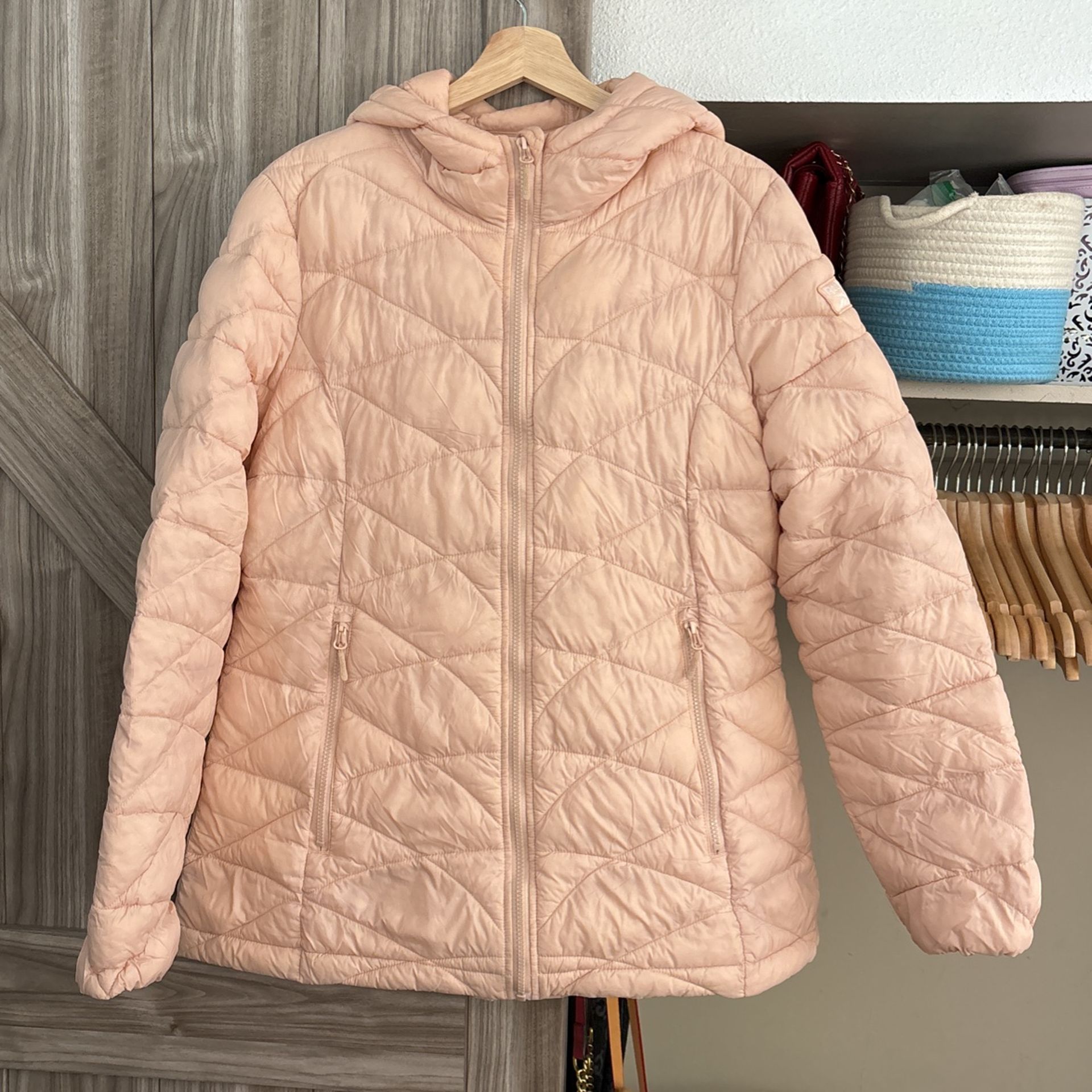 Reebok Pale Pink Snow/weather Jacket 