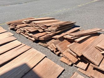 Cedar shingles, 24" ×6",8"10"wide unused. 100# to 140 #?