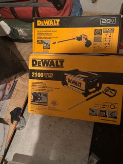 New presure washer dewalt