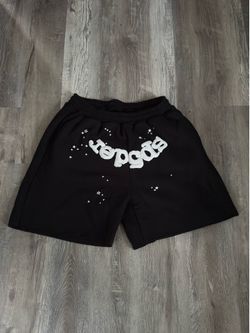 Spider Black Shorts