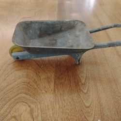 Vintage Miniature Wheelbarrow 