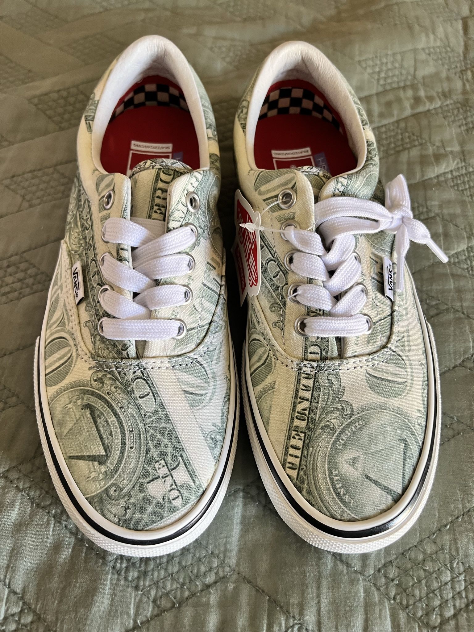 Supreme Vans Skate Era Dollar Bill
