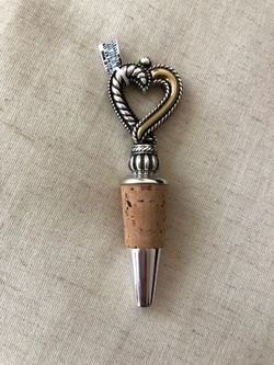 Callie Wine Stopper, color silver