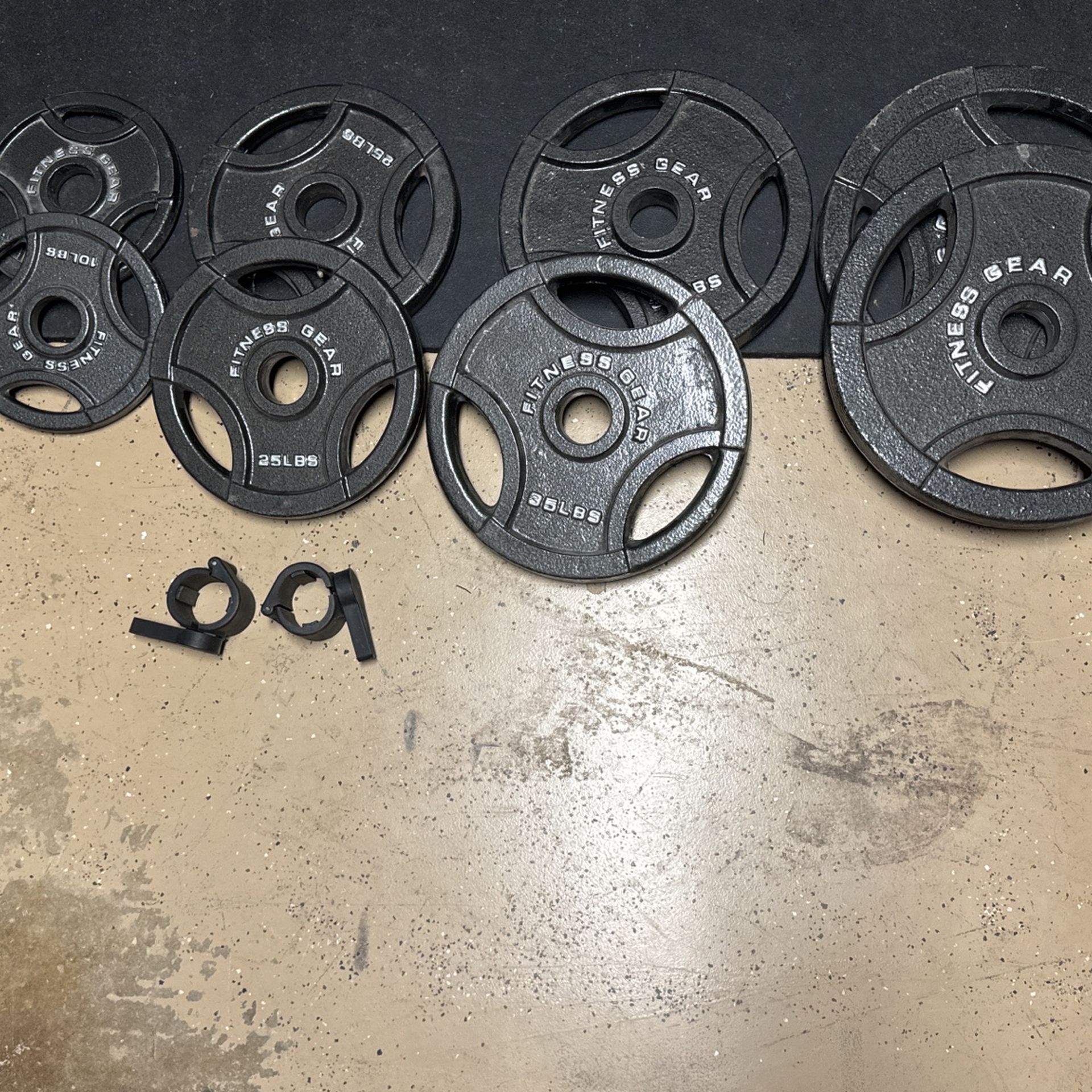 255 Lbs Fitness Gear Olympic Style Weights