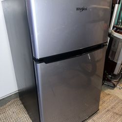  Whirlpool Mini Fridge w/ Freezer – $110