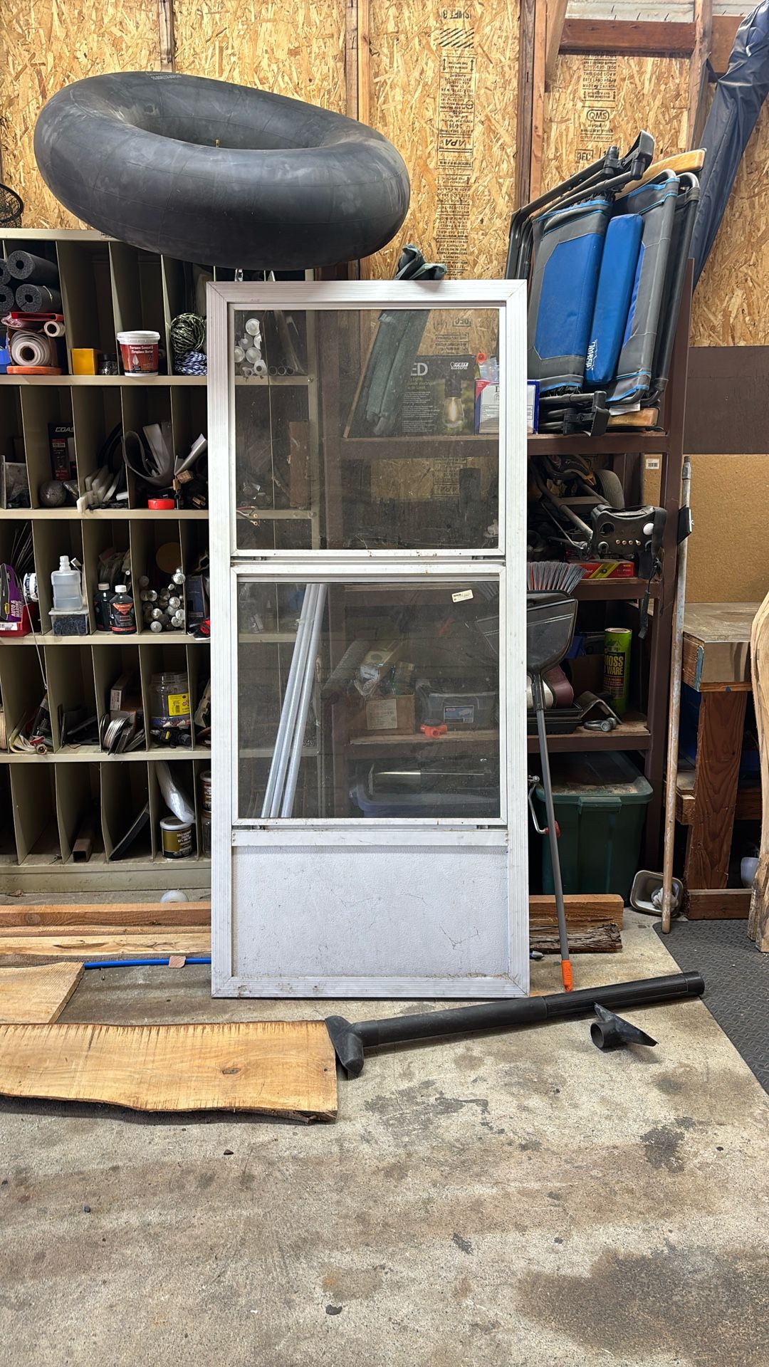 Glass And Screen Door