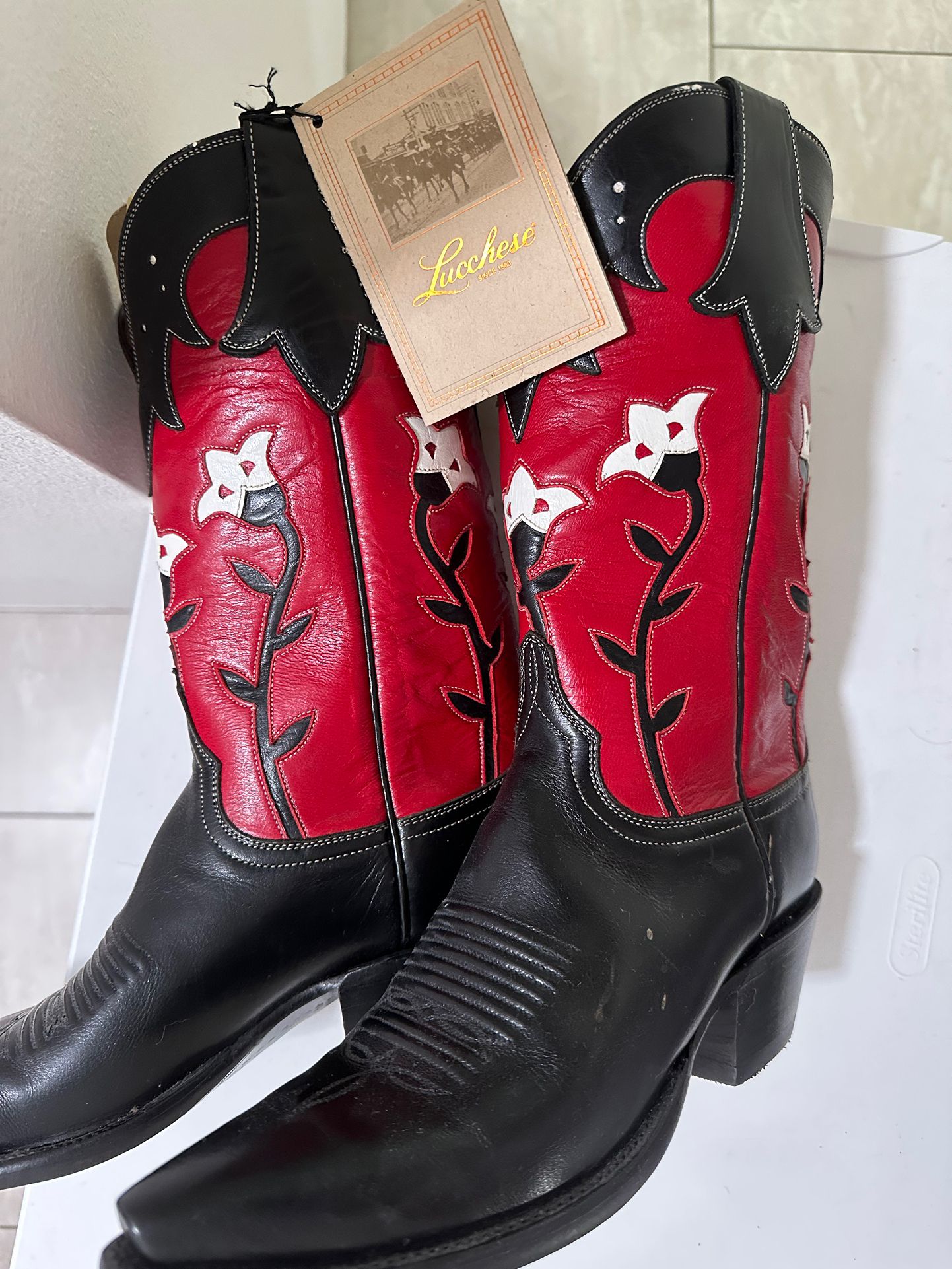 NEW Lucchese Tulip Boots Women 7.5