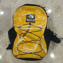 North face supreme borealis backpack yellow