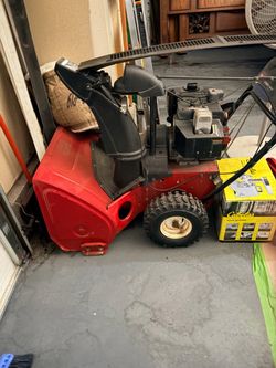 Snow blower and generator