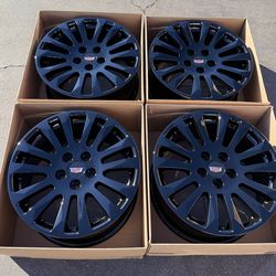 18" Cadillac CTS Gloss Black Wheels Factory OEM GM 18 Inch Rims 4669 Set (4)