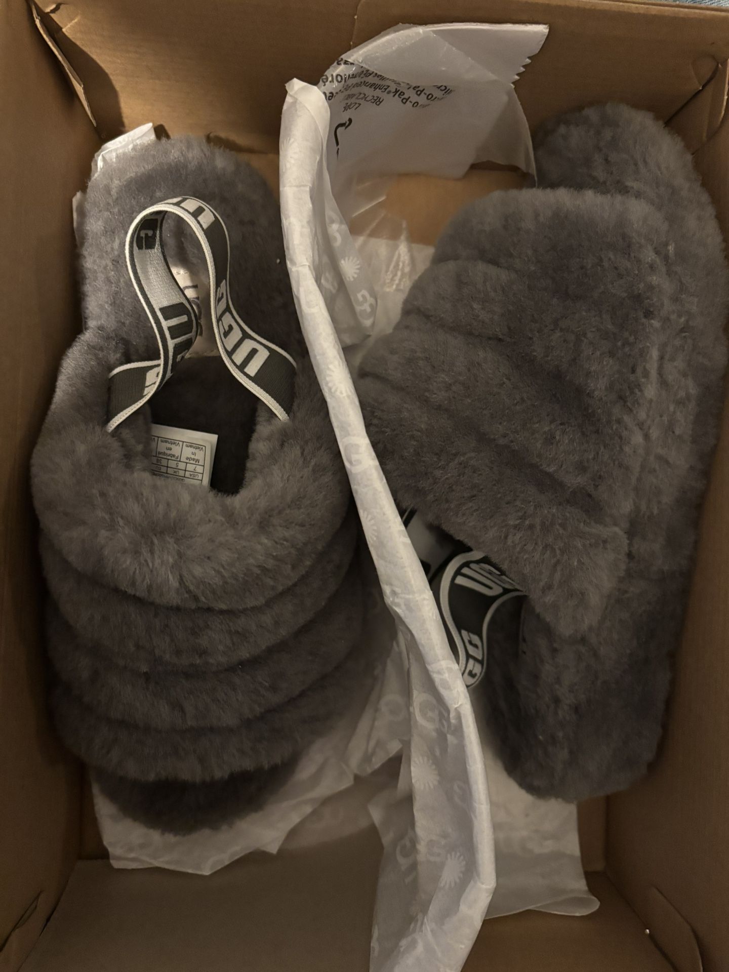 Ugg Fluffy Slippers