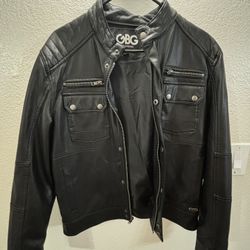 Men Faux-Leather Jacket - GBG Los Angeles