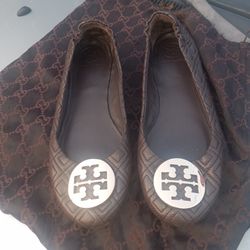 Brown Leatber Tory Burch Sz 8.5 