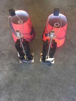 Side table lamps. Set of 2