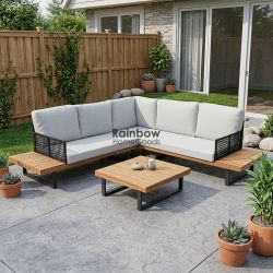 Premium Outdoor L-Shaped Sectional Patio Furniture Set