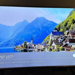 LG 55” 4k LED TV- 55UH60