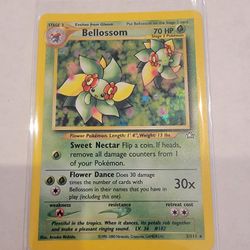NM! Pokémon TCG Bellossom Swirl! Neo Genesis 3/111 Unlimited Holo