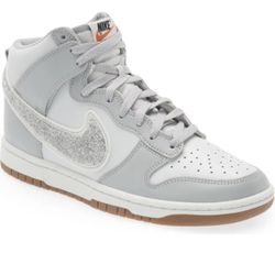 New Nike Dunk Hi Retro High Top Men's Shoes DR8805-003 Light Grey Sz M 11
