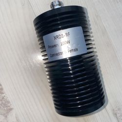 XRDS -RF 100W N Female Dummy Load, High Performance 50 Ohm N Female RF Dummy Load - 100W, DC-3 GHz Frequency Range, Low VSWR