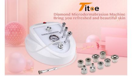 Titoe Diamond Micro-Derma-brasion Machine,Facial Care, Professional Dermabrasion microdermabrasion tool(Suction Power: 65-68cmHg)