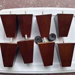 Solid Wood Sofa Legs – Set of 8 – $35