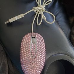 Pink Beaded Computer Part