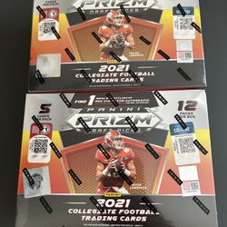 2x 2021 Panini Prizm Draft Picks Mega Boxes