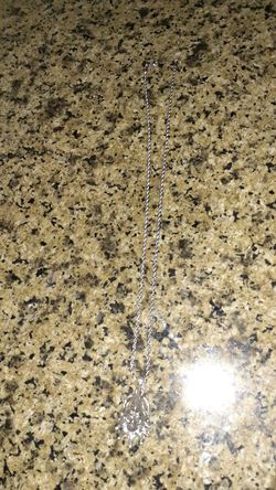 Silver charm and ss chain