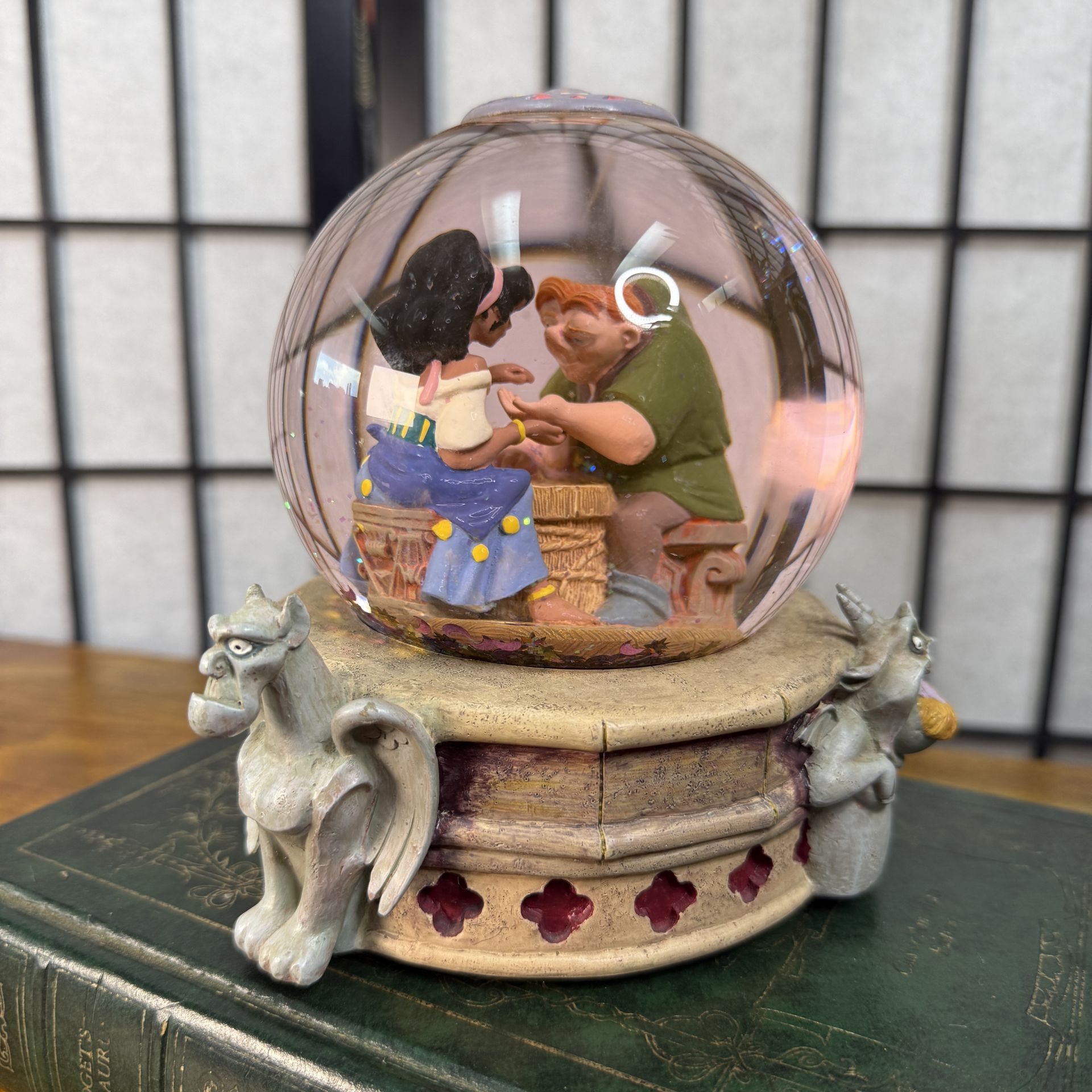 Vintage Disney Snow Globe Hunchback of Notre Dame