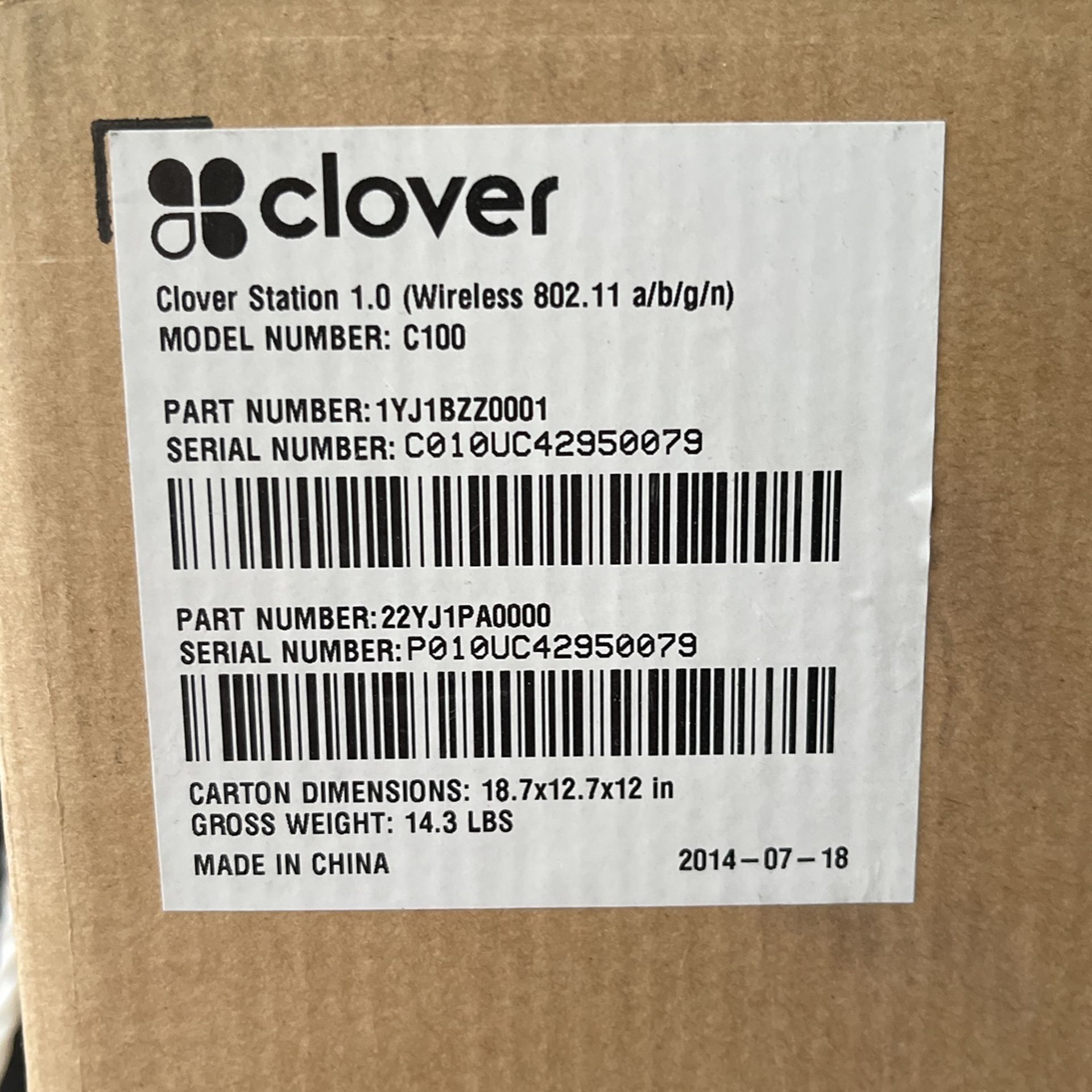 Full Clover Register POS System… Everything Included