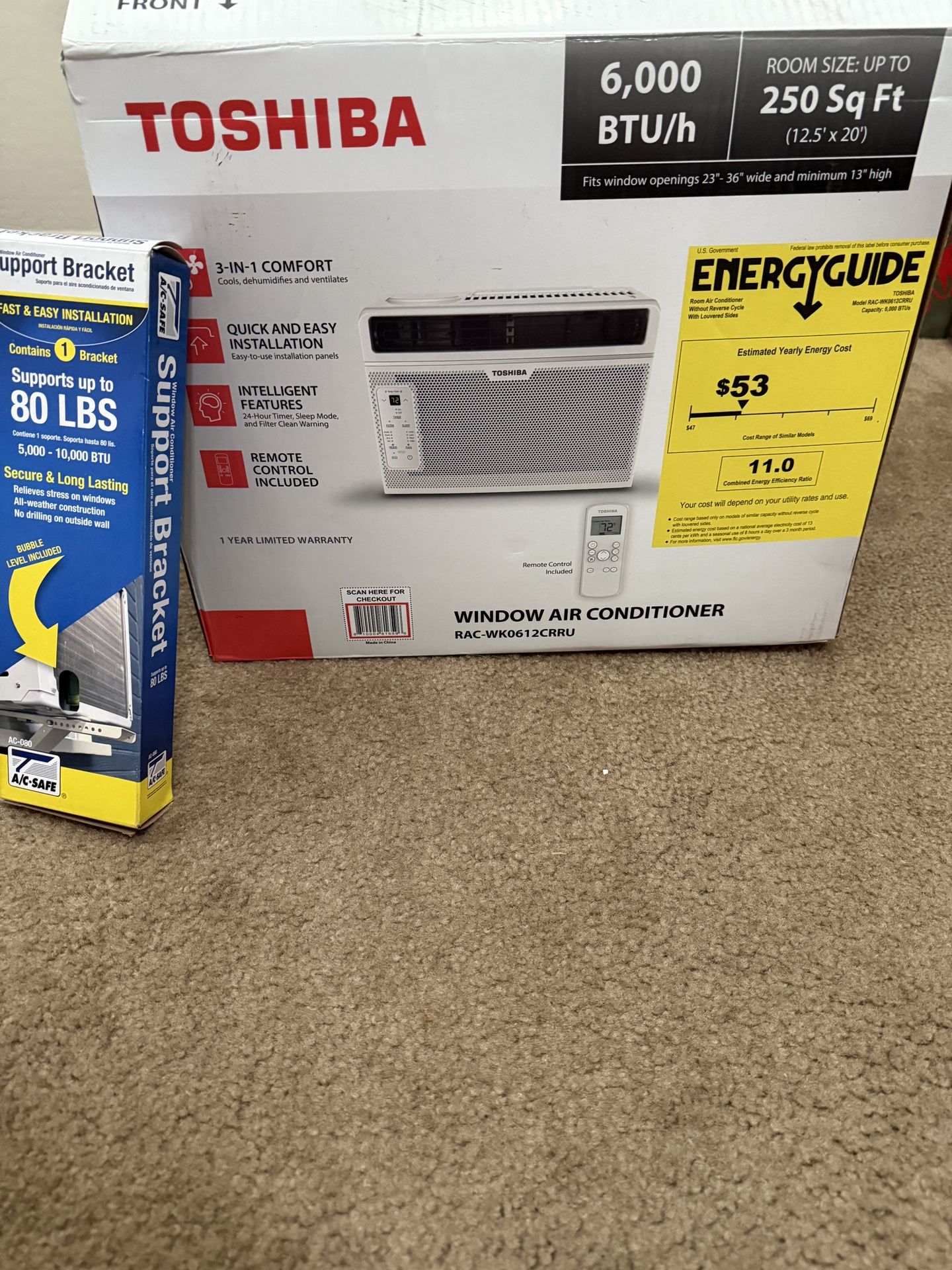 New Toshiba window AC