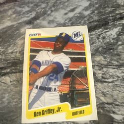 Ken Griffey Jr. Fleer 1990 Baseball Card
